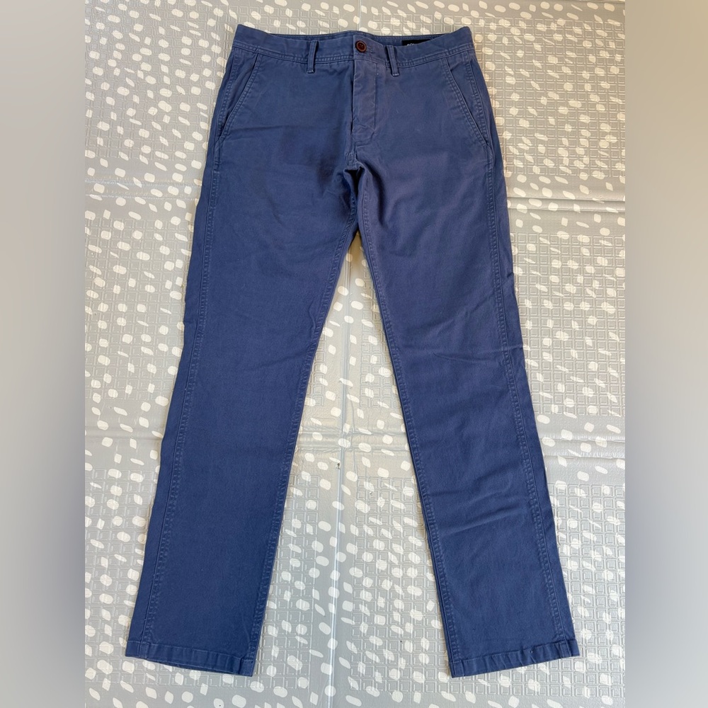 Men’s Bonobos Light Blue Patterned Pants